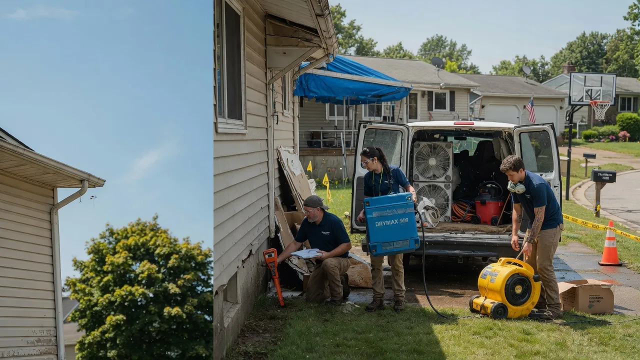 Ceiling Leak Cleanup in Sarona, WI near me